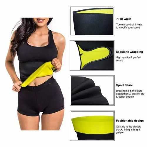 Slimming Belt Hot Shaper Sweat Slim Belt Fat Cutter & Fat Burner Hot Shaper Hot Belt Free Size for Men & Women