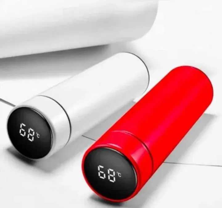 500ml Stainless Steel Thermos Bottle with Digital Temperature Display LED Intelligent Temperature Measurement Cup Vacuum Flask