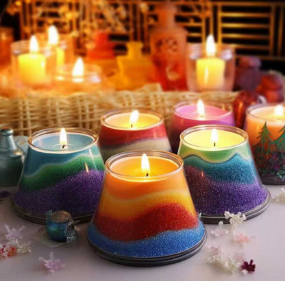 Sand Wax 125-Gram Each Color With 12-Wicks