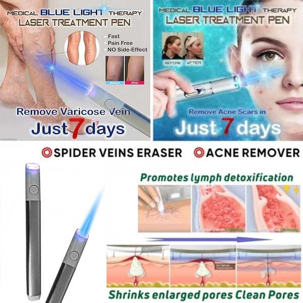 1Pc Medical blue light laser treatment pen acne scar wrinkle removal device
