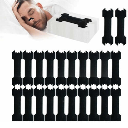 30Pcs New Hypoallergenic Nose Strips Breathable Non-Invasive Anti-Snoring Sticker Nasal Congestion Nose Patches Better Breathing