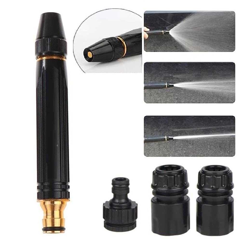 High Quality Water Pressure Nozzle Washing Spray Nozzle Gun Car Shower Water Spray Nozzle Multifunction Adjustable Water Spray Gun