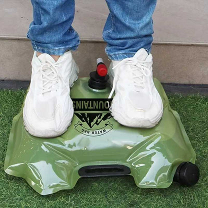 New 8L Collapsible Water Container with Spigot – Portable Foldable Water Storage Bag With Faucet for Camping, Hiking & Travel