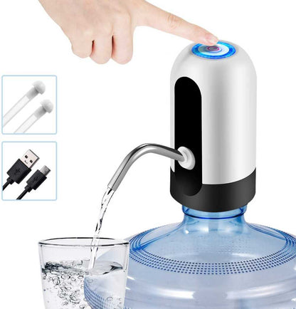 Rechargeable Automatic Water Dispenser Pump, Water Bottle Pump dispenser USB Charging Drinking mini Portable Electric dispenser pump for house and office