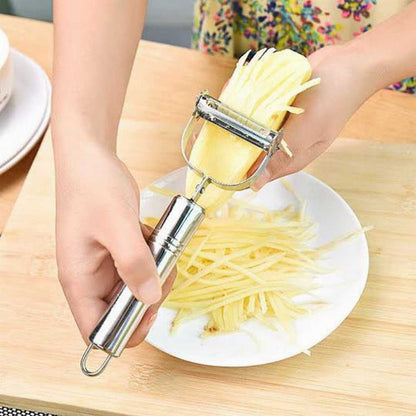 Stainless Steel Julienne Peeler Vegetable Peeler Double Planning Grater Kitchen Accessories