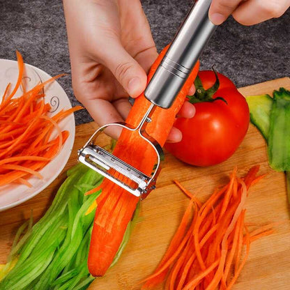 Stainless Steel Julienne Peeler Vegetable Peeler Double Planning Grater Kitchen Accessories