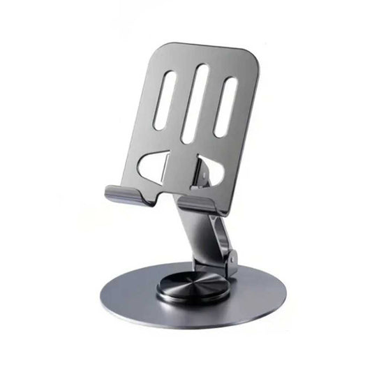 Universal Full Metal Mobile Phone Stand 360° Rotating Aluminum Alloy Base Desktop Tablet Phone Holder Stand