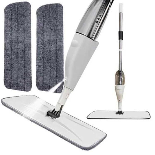 Water Spray Mop Flat Spray Mop Microfiber Spray Mop Floor Cleaning Easy to Fill and Refill Machine Washable Mop 360 Degree Spray Multi Surface Spray Mop Refillable Bottle Mop Pad