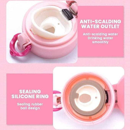 Water bottle Cartoon cute Teddy bear water Bottle In multi design and color Best for kids and other multi purpose