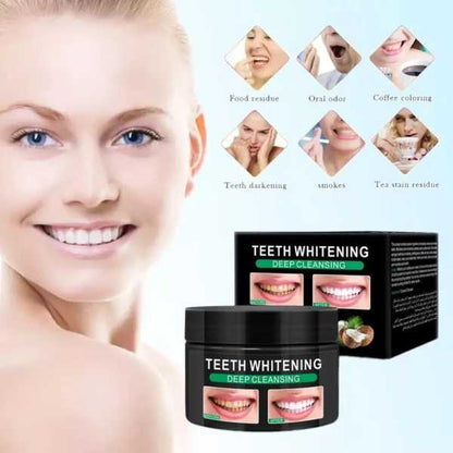 Whitening Teeth Powder With Coconut Oil Whitening Deep Oral Care