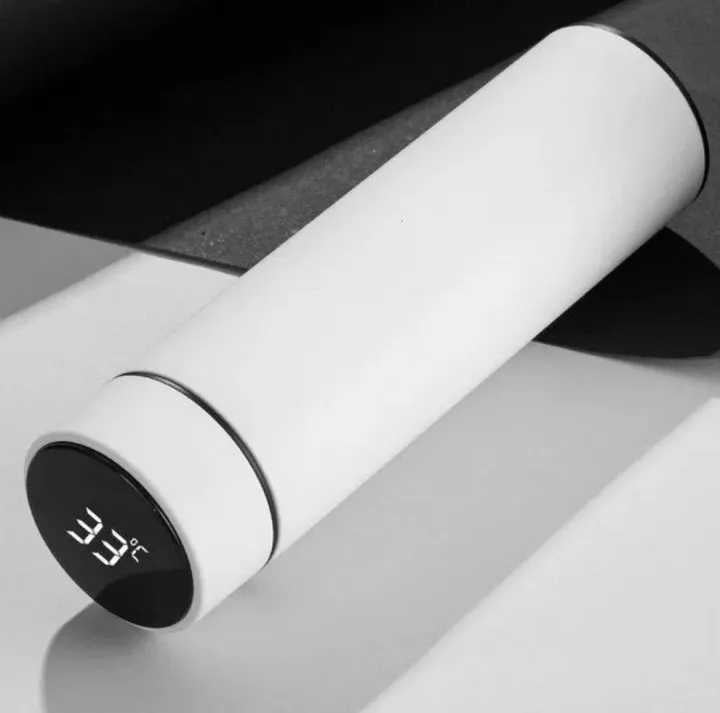 500ml Stainless Steel Thermos Bottle with Digital Temperature Display LED Intelligent Temperature Measurement Cup Vacuum Flask