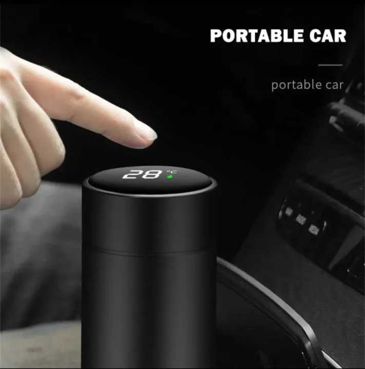 500ml Stainless Steel Thermos Bottle with Digital Temperature Display LED Intelligent Temperature Measurement Cup Vacuum Flask